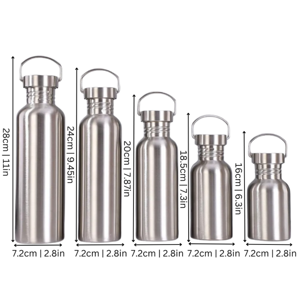 Stainless Steel Water Bottle Reusable Insulated Leakproof - Image 2