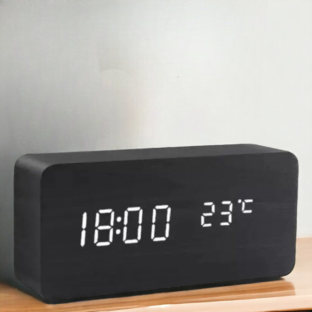 Voice-Controlled Wooden Smart Alarm Clock