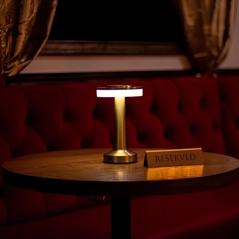 Table Lamp Cordless Metal Rechargeable Dimmable LED Light - Image 14
