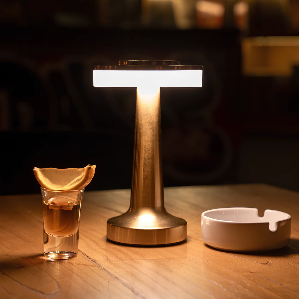 Table Lamp Cordless Metal Rechargeable Dimmable LED Light - Image 15