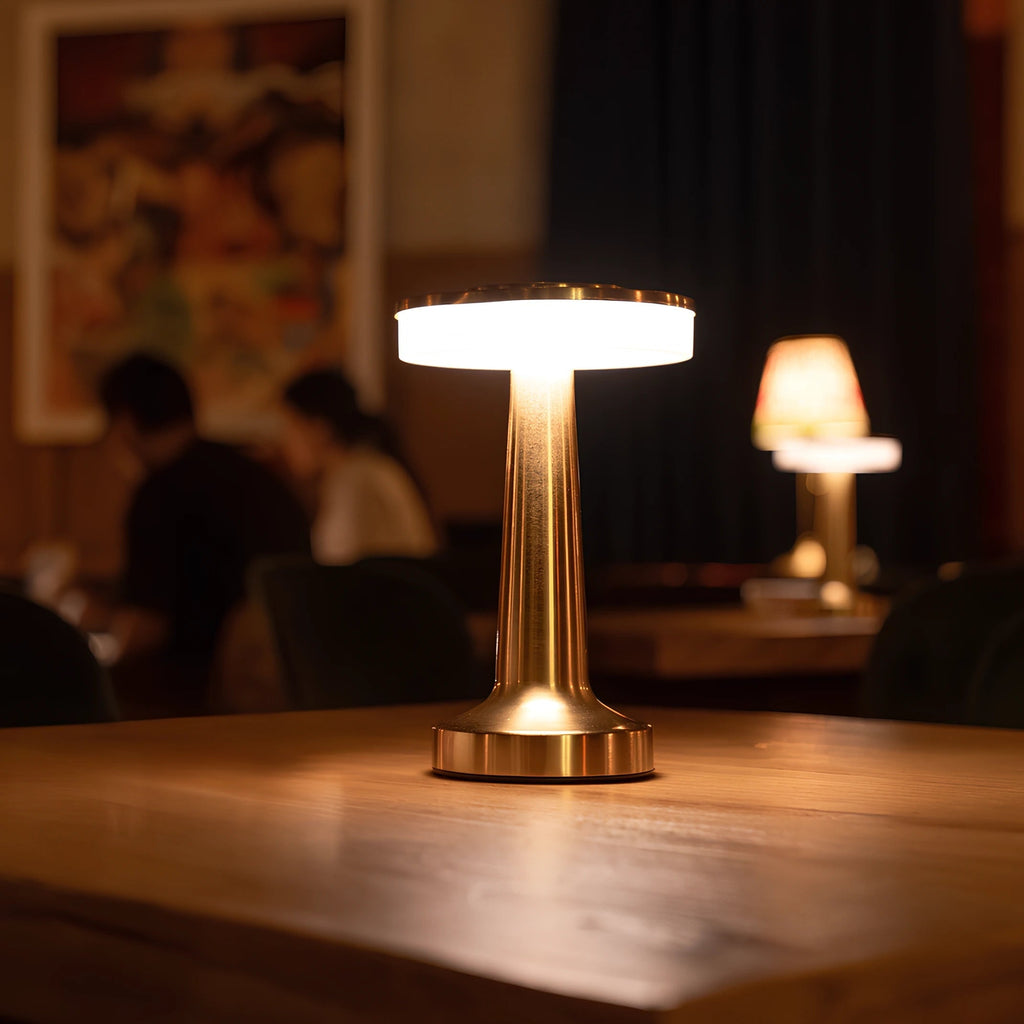 Table Lamp Cordless Metal Rechargeable Dimmable LED Light - Image 16