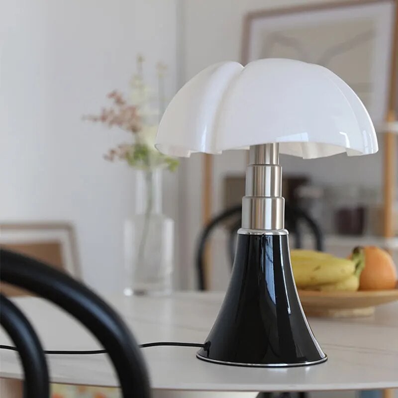 Table Lamp Flower Dimmable Adjustable Steel LED Light - Image 1