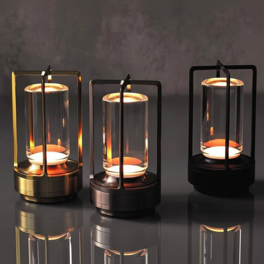 Table Lamp Rechargeable Battery Cordless Outdoor Lantern - Image 1