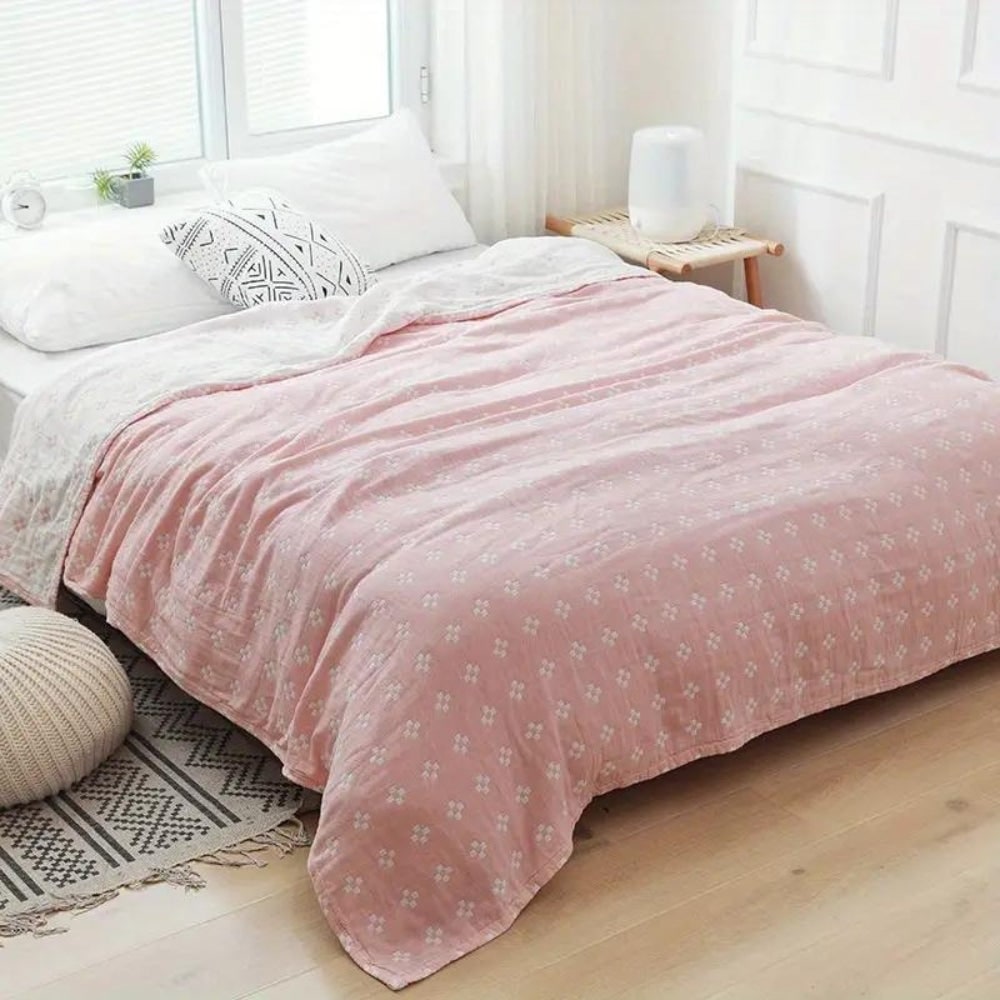 Geo Fluffy Cotton Throw