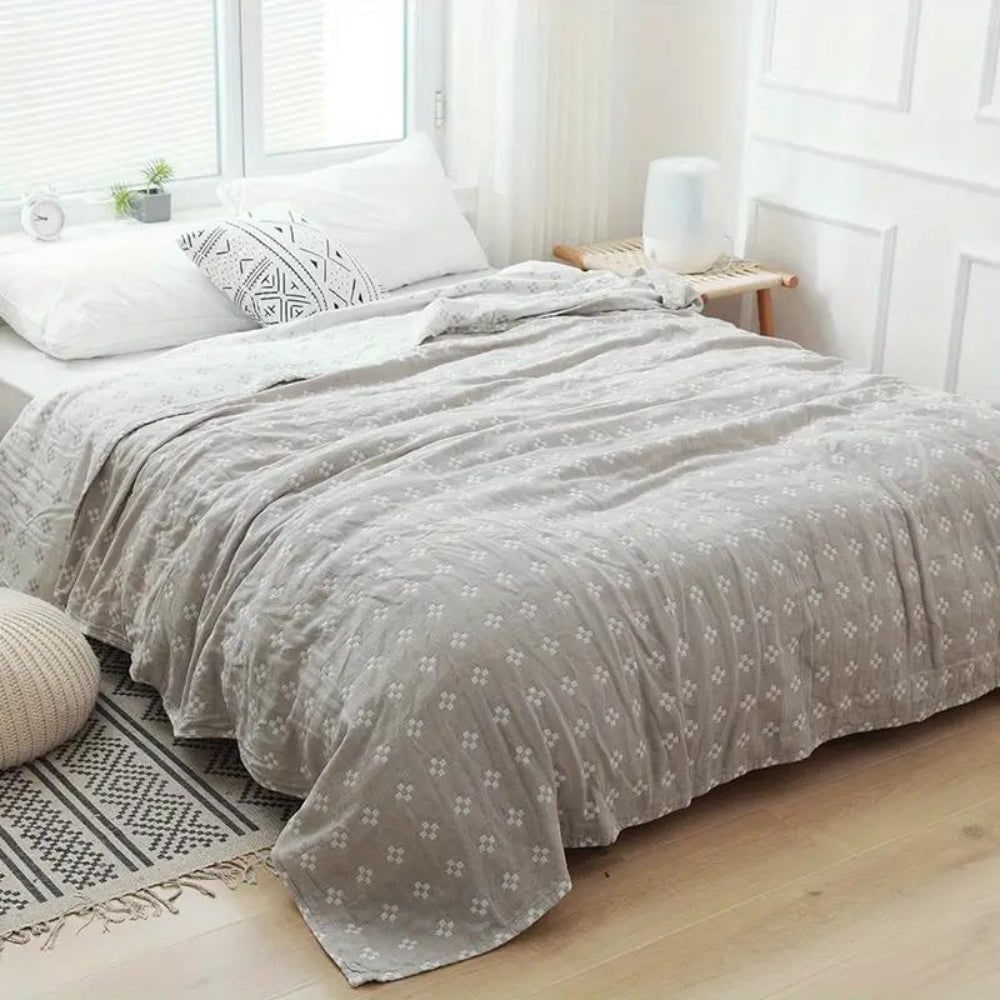 Geo Fluffy Cotton Throw