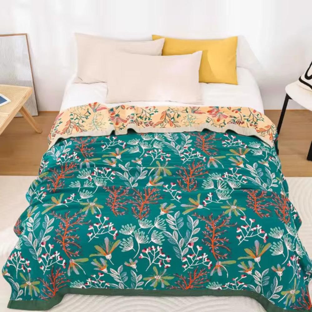 Petal Fluffy Floral Throw