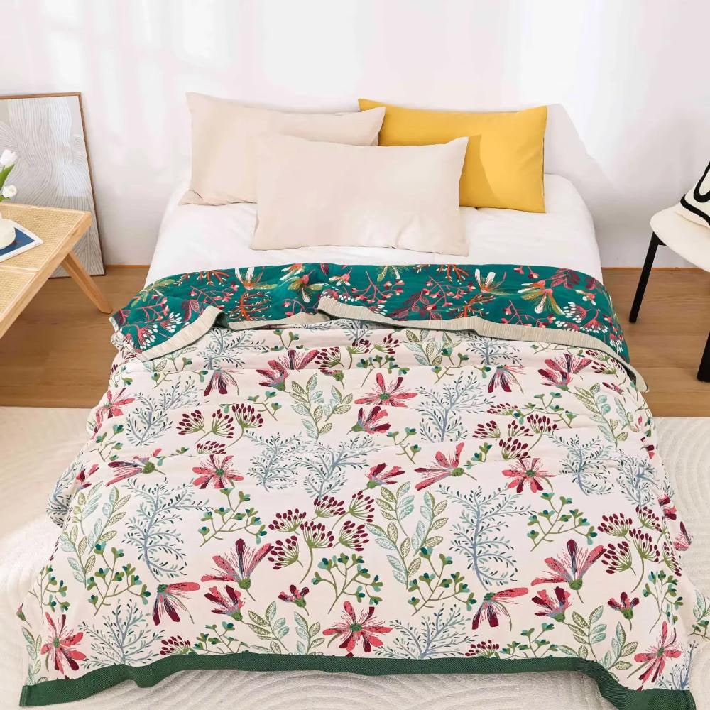 Petal Fluffy Floral Throw