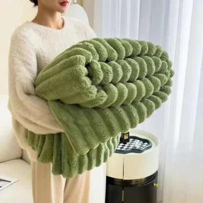 Throw Blanket Cozy Plush Soft Textured Oversized - Image 5
