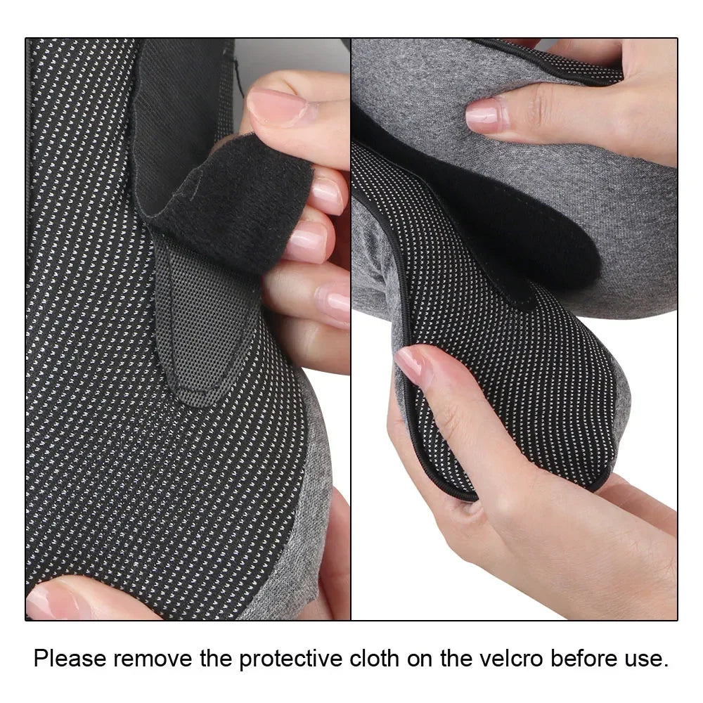 Travel Neck Pillow Memory Foam U-Shaped Neck Roll - Image 2
