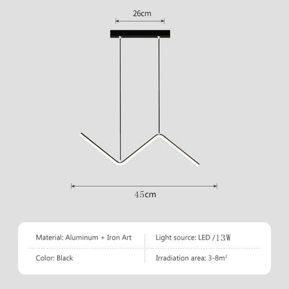 Aluminium Minimalist Dining Pendant