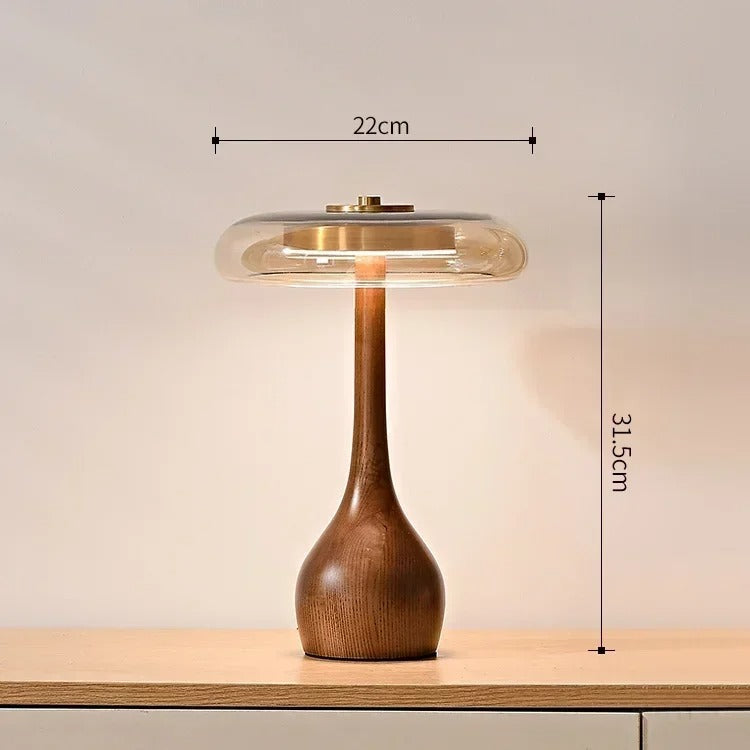 Andi Glass & Brass Table Lamp