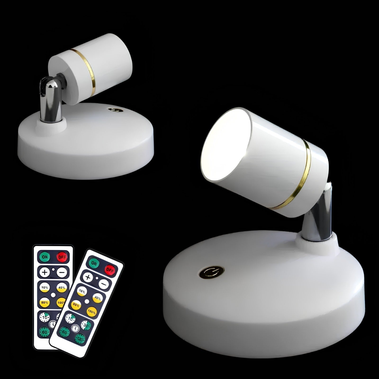 Wall Sconce Battery Operated Modern Adjustable LED Spotlight - Image 10