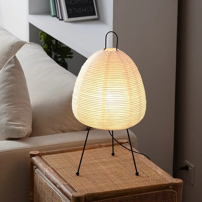 Japanese Rice Paper Zen Table Lamp